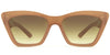Carve Tahoe Sunglass - Gloss Translucent Nude Gradient Brown Polarised