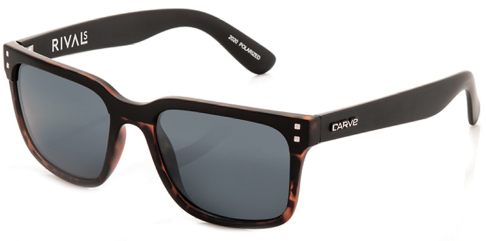 Carve Rival Sunglass Matte Tort Black Polar