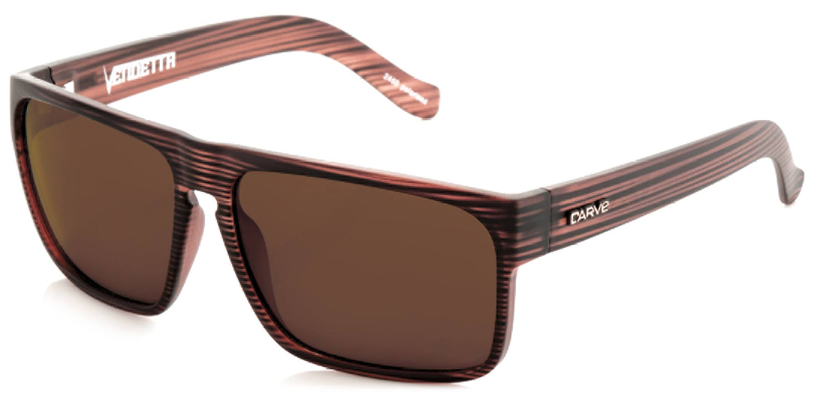 Carve Vendetta Sunglass - Matte Brown Polarized