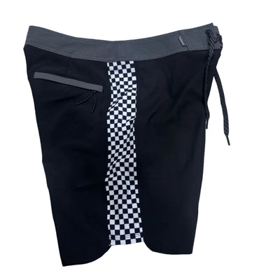 CARVE Checkmate Flat Waist boardshorts - Boys - Black / White