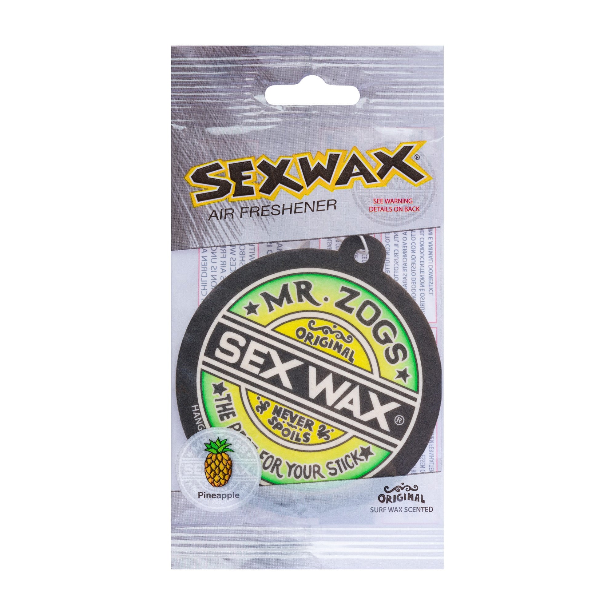 Sex Wax Car Freshner - Pineapple