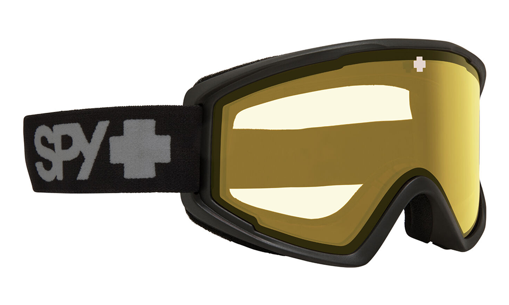 Spy Crusher Elite Goggle Matte Black Yellow Photochromic Lens