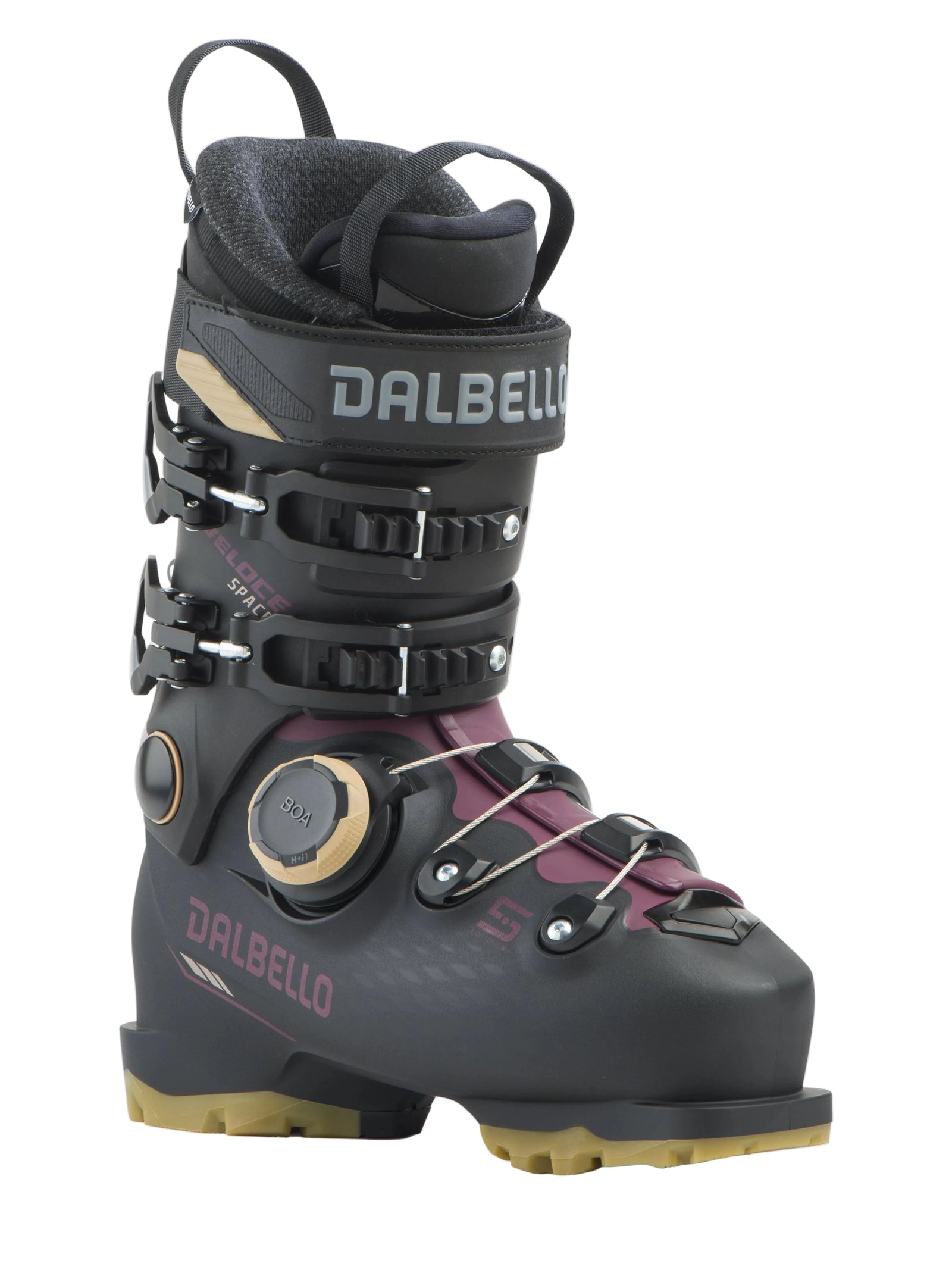 DALBELLO Veloce Space 85 Boa Ski Boots - Womens Black/Berry