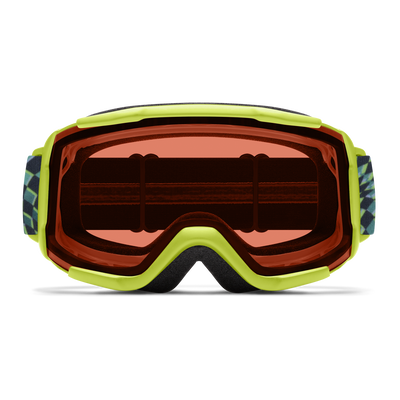 SMITH Daredevil goggles - Youth - Electric Lime/Left Turn w/RC36