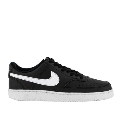 Nike Court Vision Low Next Nature Shoe - Summit White, Black and White