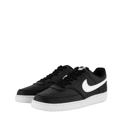 Nike Court Vision Low Next Nature Shoe - Summit White, Black and White
