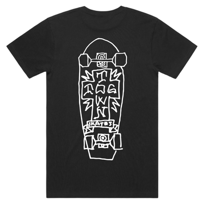 DOGTOWN Gonz Scribble Logo tee - Black