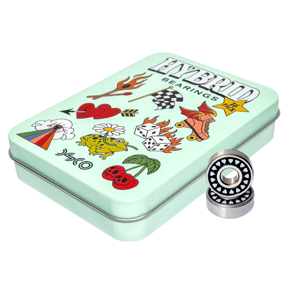 DSCO Ceramic Hybrid 16 pack roller skate bearings