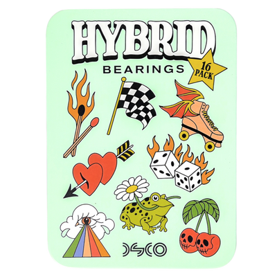 DSCO Ceramic Hybrid 16 pack roller skate bearings