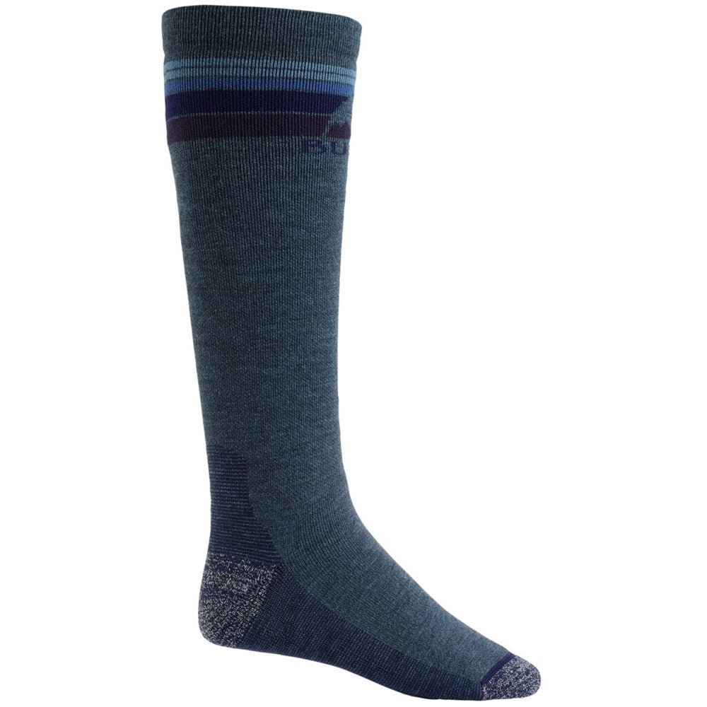 Burton Emblem Midweight Socks Mens - Indigo Heather