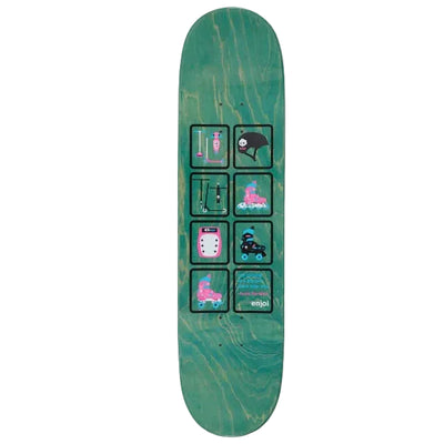 ENJOI Big Box Plastic Spectrum skateboard - 8.25 White