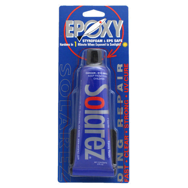 SOLAREZ Epoxy UV Cure Resin surfboard ding repair - 2oz