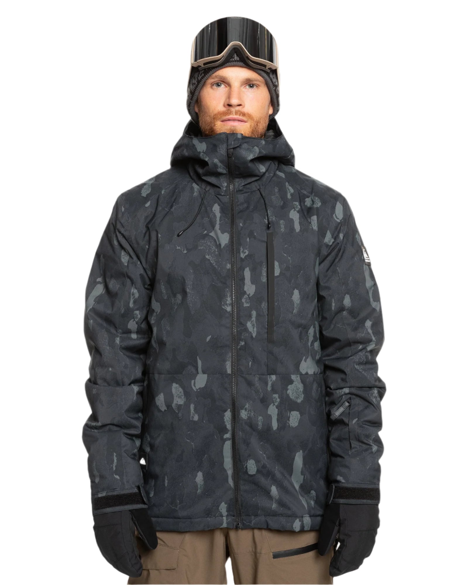 QUIKSILVER Mission Printed Jacket mens - Nature Zoom Dark Shadow