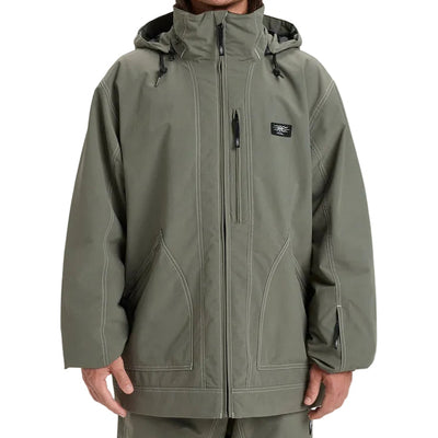 Quiksilver Live Wire Jacket Mens - Dusty Olive