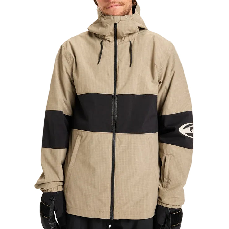 Quiksilver High in the Hood Jacket Mens - Fallen Rock