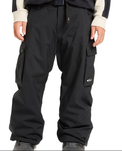 Quiksilver Snow Down Cargo Pant Mens - True Black