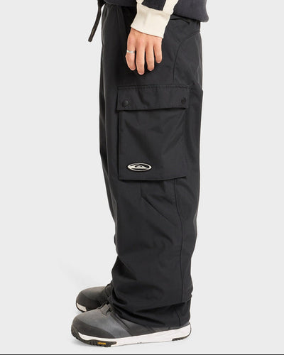 Quiksilver Snow Down Cargo Pant Mens - True Black