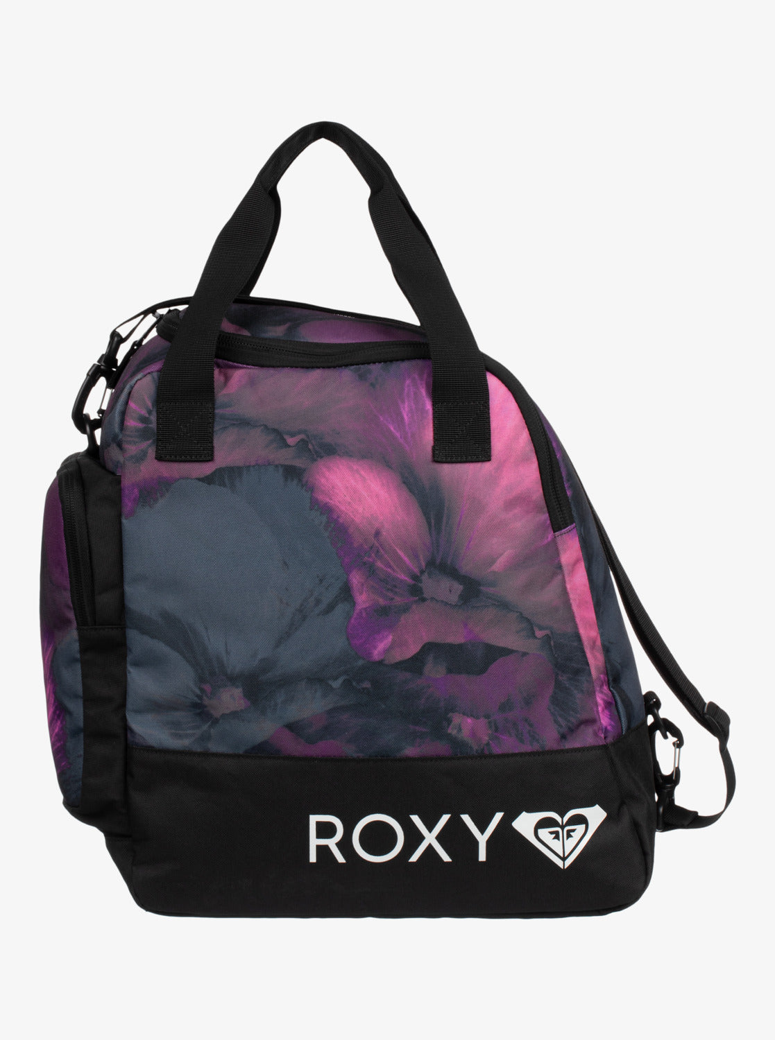 Roxy Northa Boot Bag - True Black Black Pansy Pansy