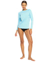 Roxy Essential LS Lycra Ladies Rashguard - Baltic Sea