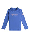 Roxy Heater LS Lycra Kids Rashguard - Amparo Blue