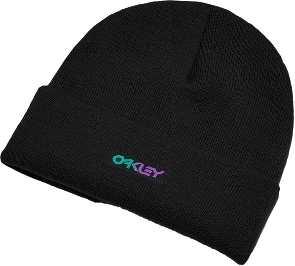 OAKLEY B1B Gradient Patch Beanie - Blackout