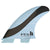 FCS II GM PC Aircore Blue Medium Tri Fins