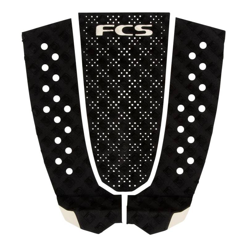 FCS T-3 Eco surfboard tail traction pad - Midnight/Warm Grey