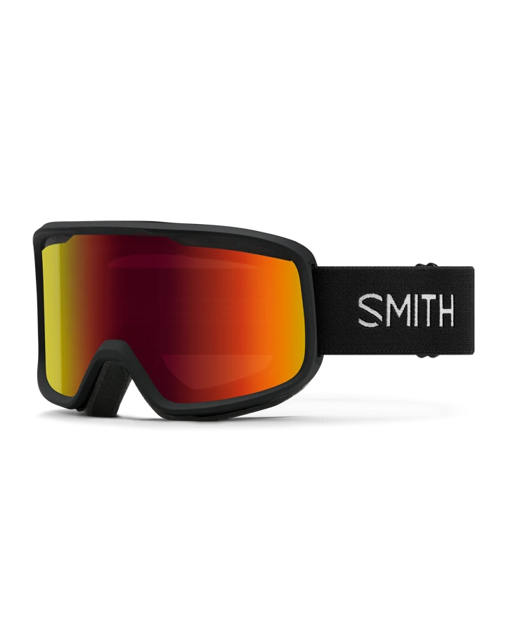 SMITH Frontier goggles - Black w/ Red Solex