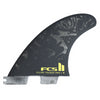 FCS II FT PG Black/Acid Medium Tri Fins