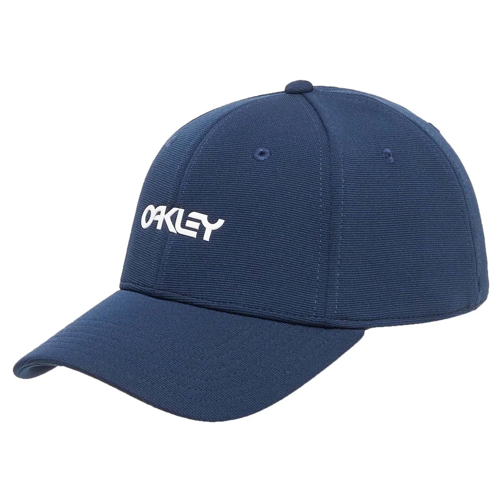 OAKLEY 6 Panel Stretch Metallic hat - Abyss/White
