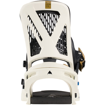 BURTON Genesis snowboard bindings - White/Gold