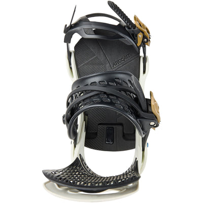 BURTON Genesis snowboard bindings - White/Gold