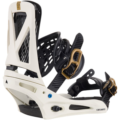 BURTON Genesis snowboard bindings - White/Gold