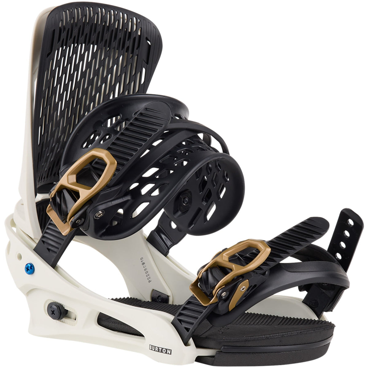 BURTON Genesis snowboard bindings - White/Gold