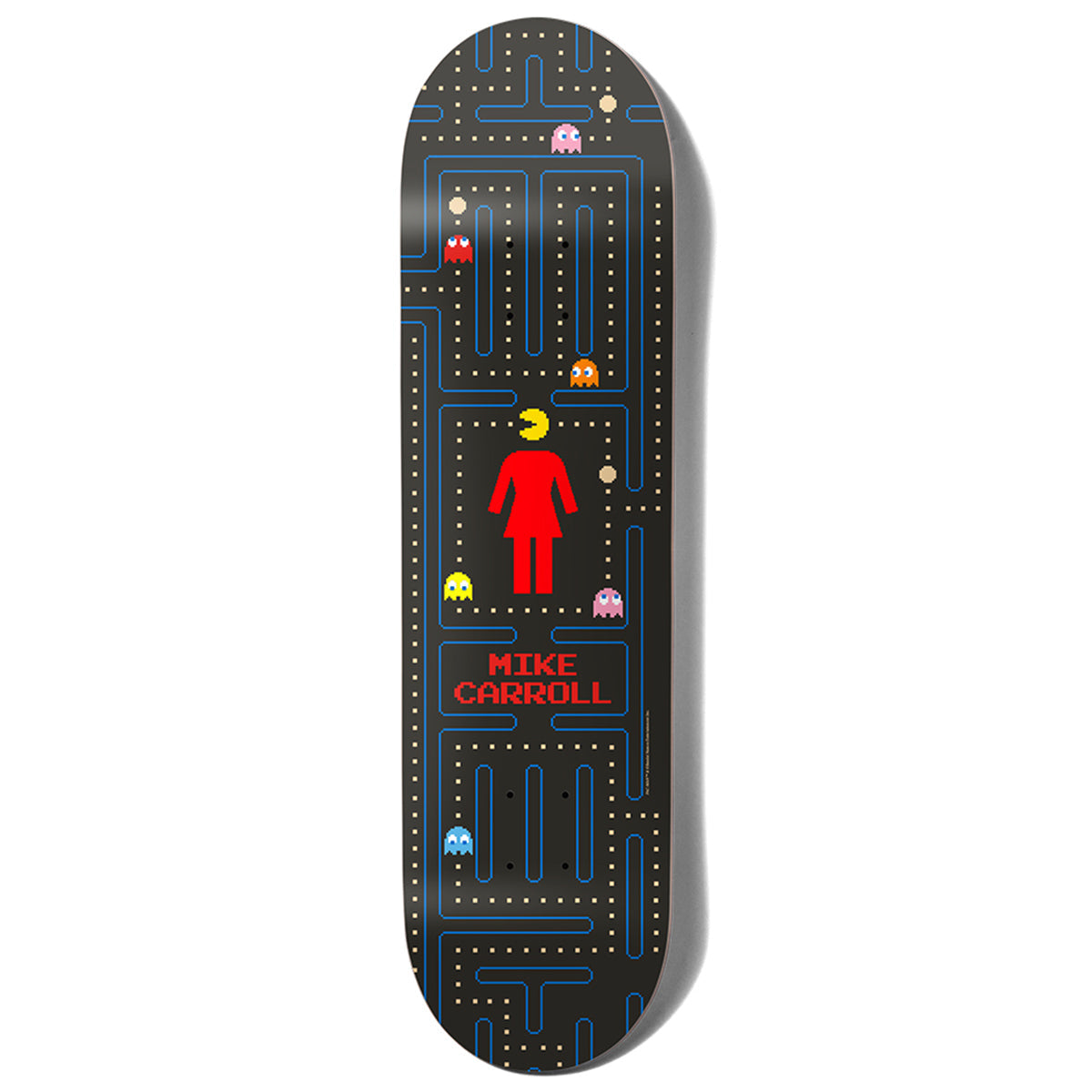 Girl Pac Man skateboard deck - 8.375