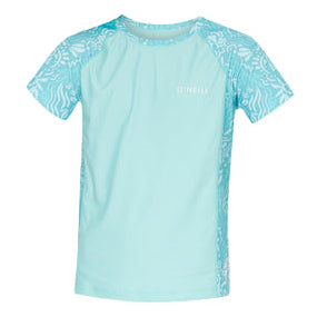O'NEILL Bahia UV SS Rash Vest - Girls - Tidepool