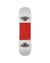 Globe G0 Block Serif complete Skateboard - White/Red