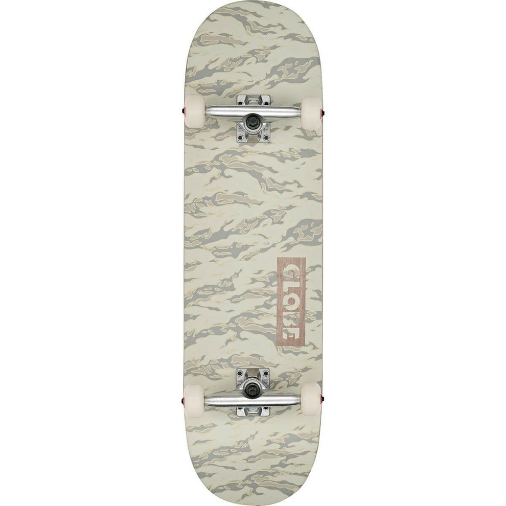 Globe Goodstock Skateboard Complete 8.75 - Vintage White Camo