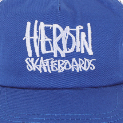 HEROIN Marker Blue trucker hat