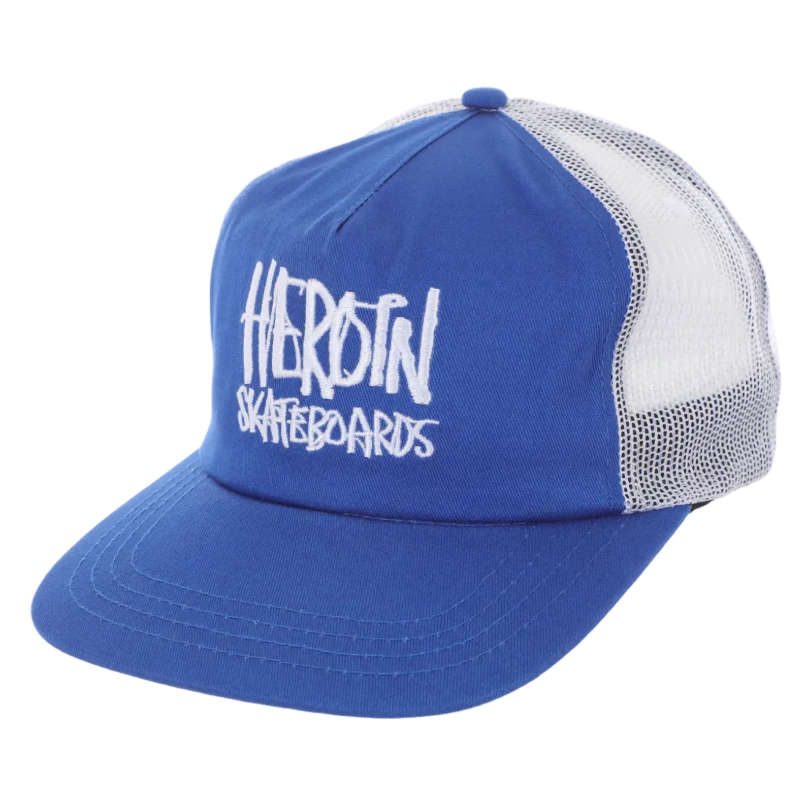 HEROIN Marker Blue trucker hat