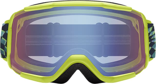 SMITH Daredevil goggles - Youth - Electric Lime/Left Turn w/Blue Sensor