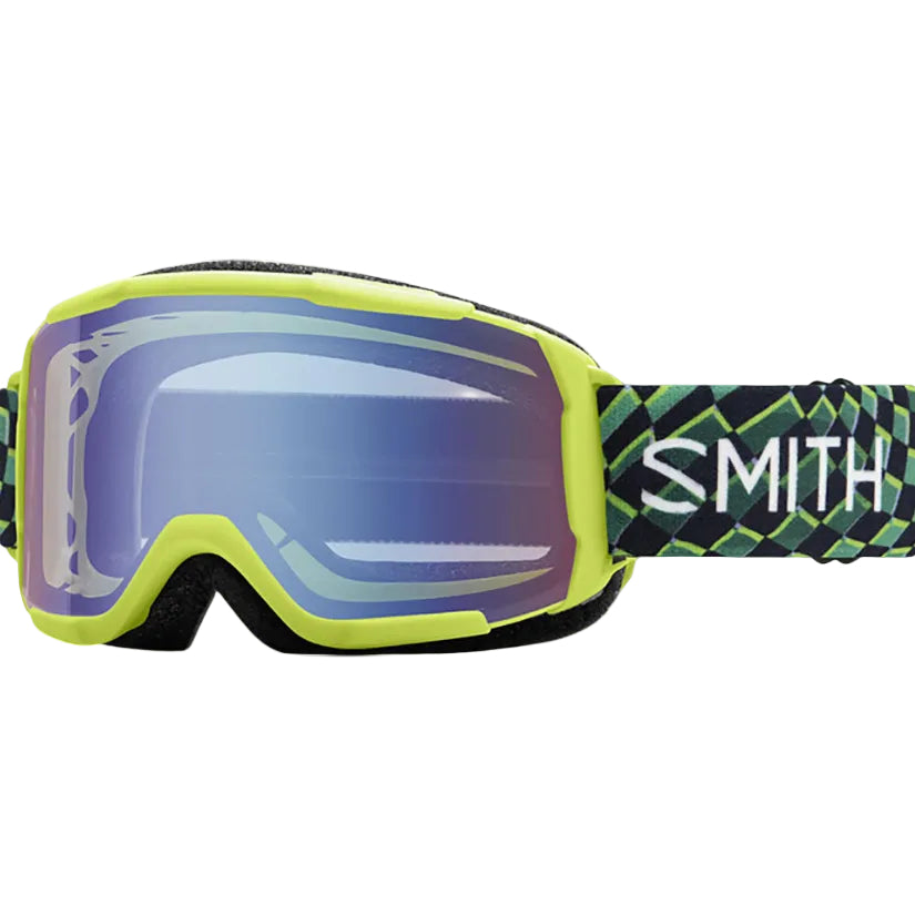 SMITH Daredevil goggles - Youth - Electric Lime/Left Turn w/Blue Sensor