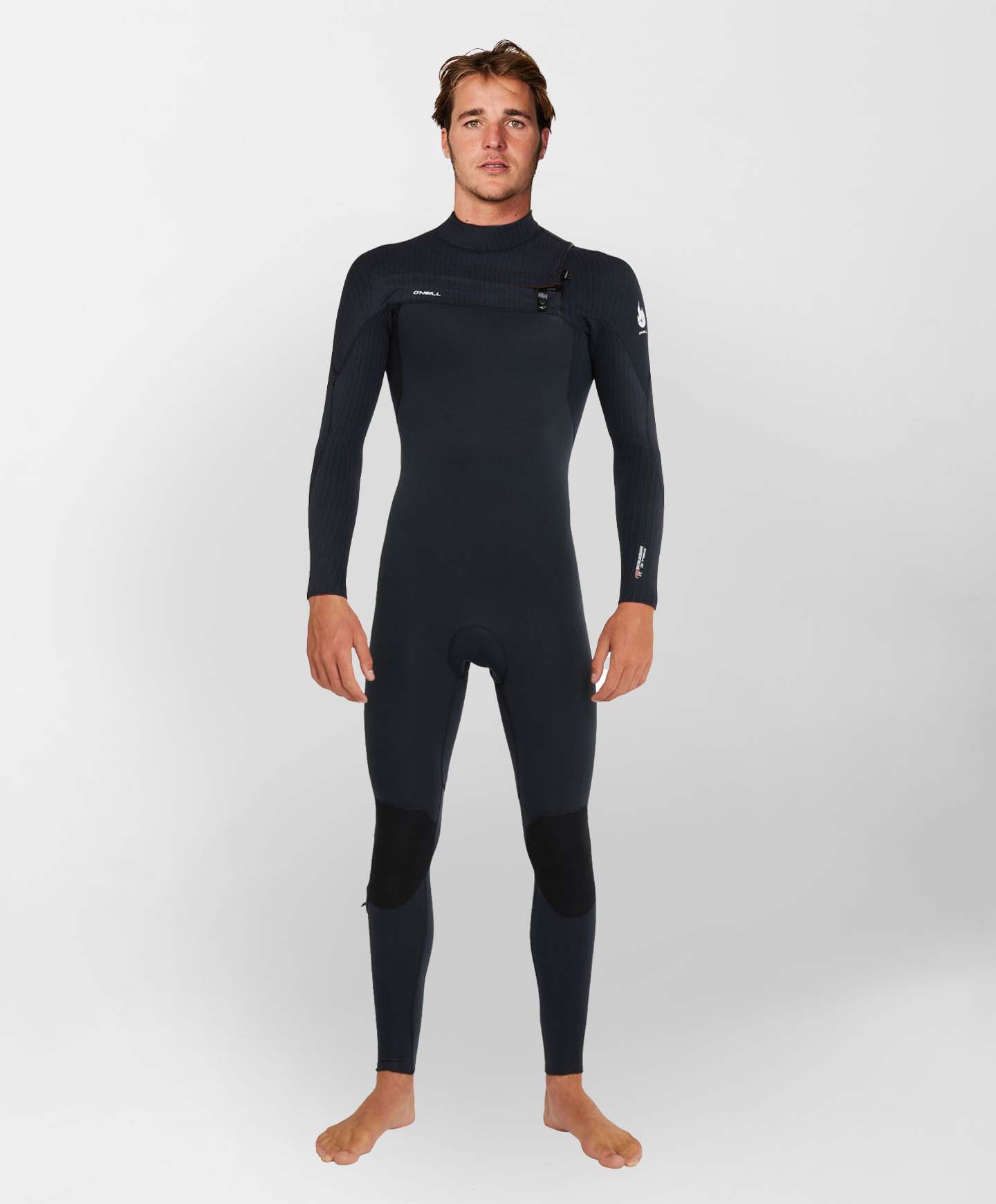 Oneill Hyper Fire 3/2 Chest Zip Full Suit - Black