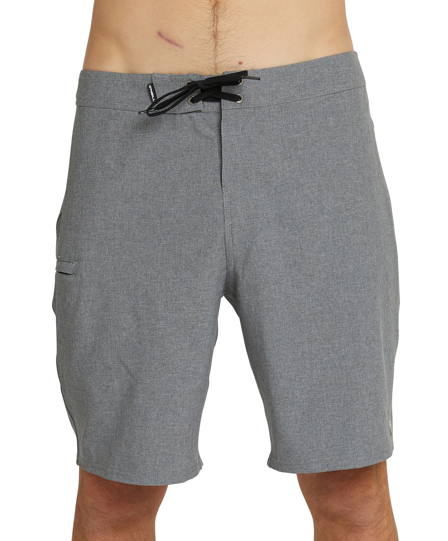 Oneill Hyperfreak Heat Solid 19 Boardshort Mens - Heather Grey