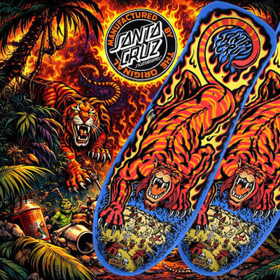 SANTA CRUZ Salba Tiger reissue skateboard - 10.3