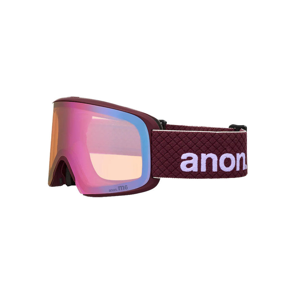 ANON M6 goggles - Deep Cherry w/ Cloudy Pink