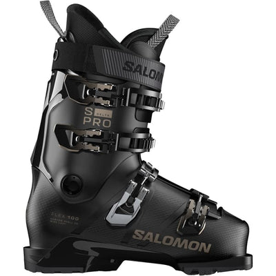 SALOMON S/Pro Delta 100 ski boots - Mens - Black / Black / Titanium Met. Pd