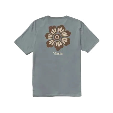 VISSLA Keana Organic Blend t-shirt - Blue Haze