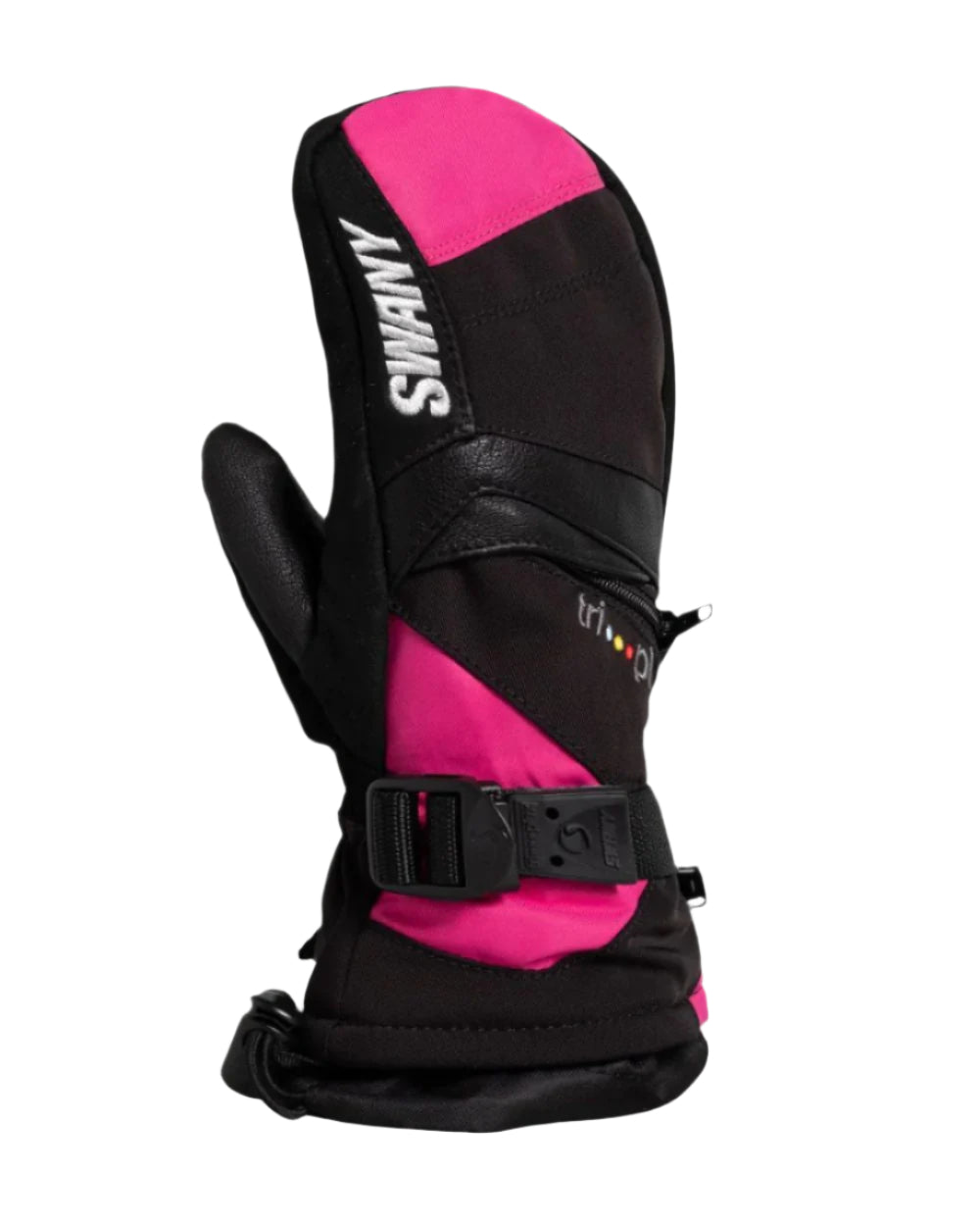 Swany X-Change Junior Mitt - Black/Magenta