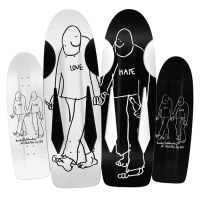 SKATE SHOP DAY 2025 x KROOKED Gonz Beamer HATE skateboard deck - 10.75